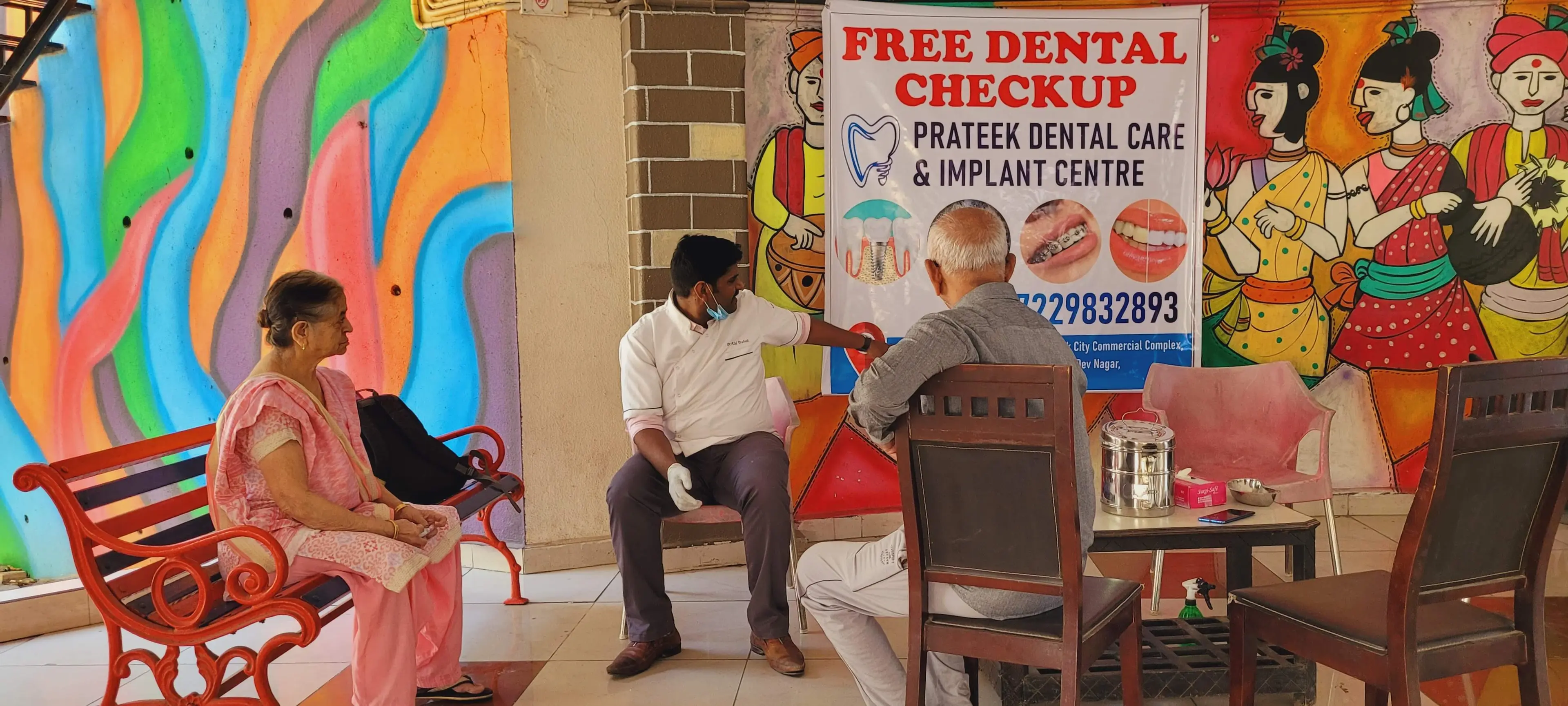 Free Dental Checkup Camp - A snapshot of community-facing dental care and oral health outreach activity.
