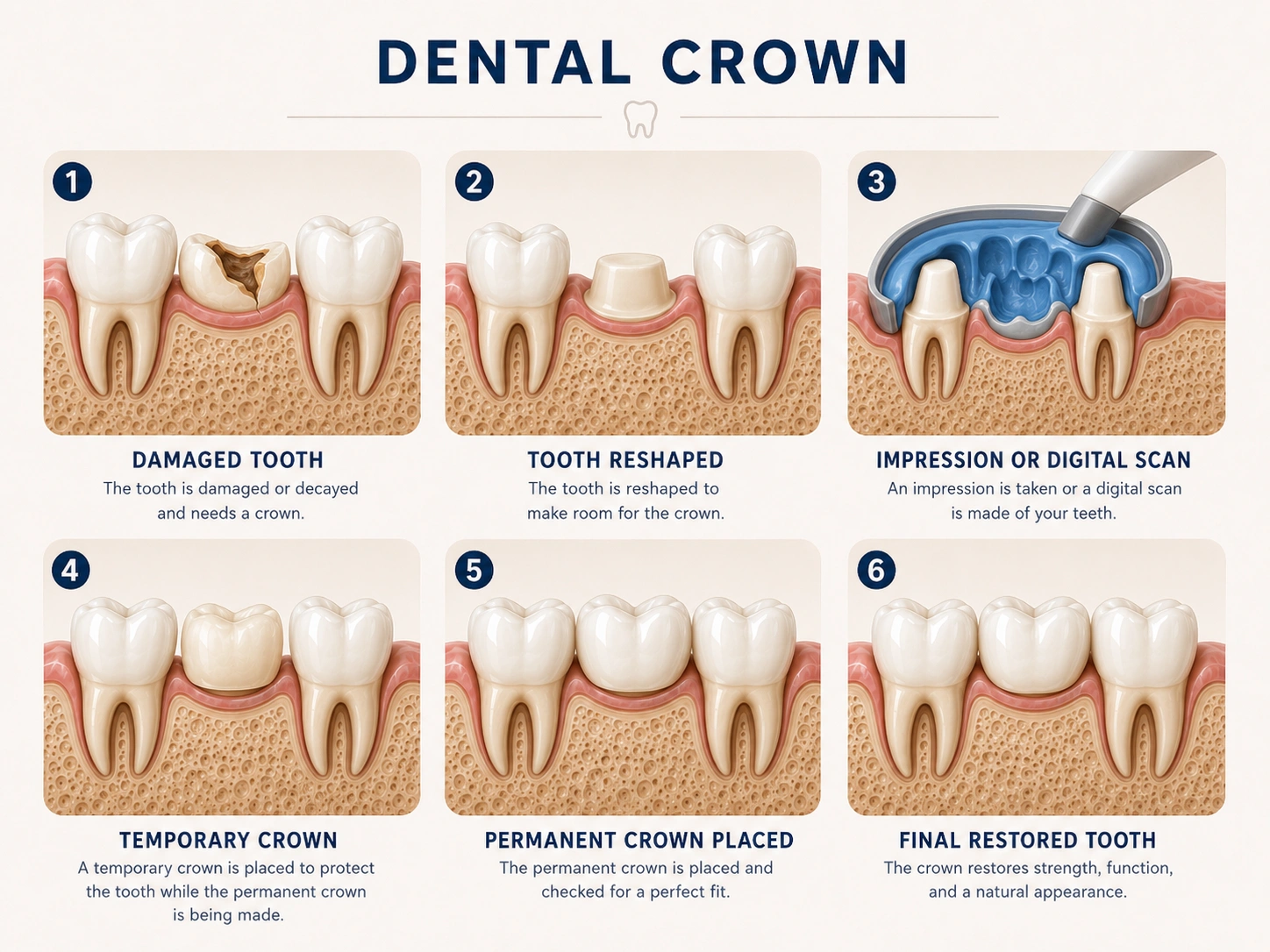 Bridges, Crowns, and Veneers (ब्रिज, कॅप आणि व्हिनिअर्स) 3